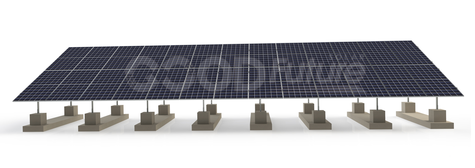 JG Solar Panel Ground Mount Solar Racking System